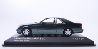 Mercedes-Benz 600 SEC 1992 Green metallic
